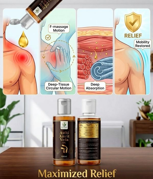 Asthi Amrit Veda Tablet & Oil Combo